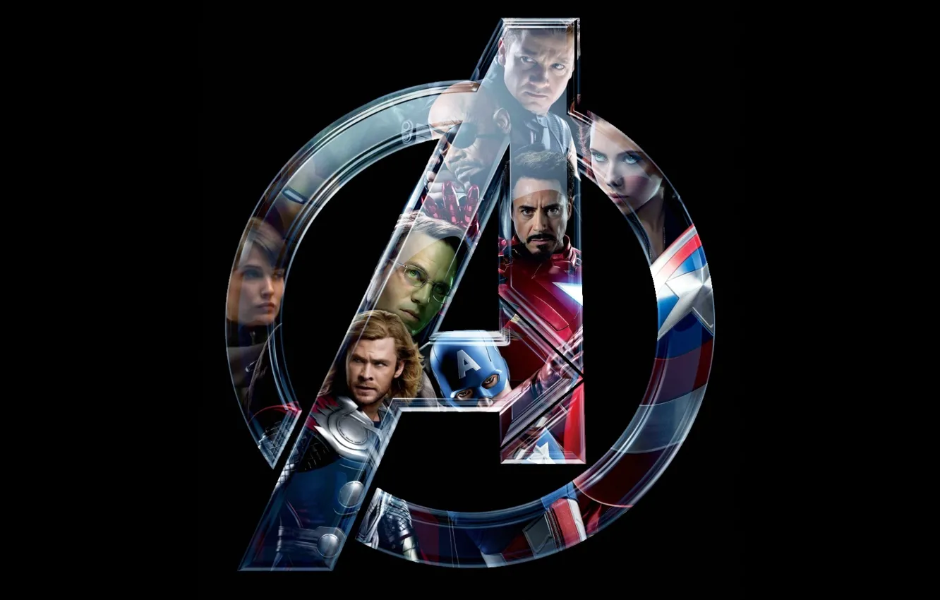 Фото обои железный человек, халк, тор, супергерои, мстители, The Avengers
