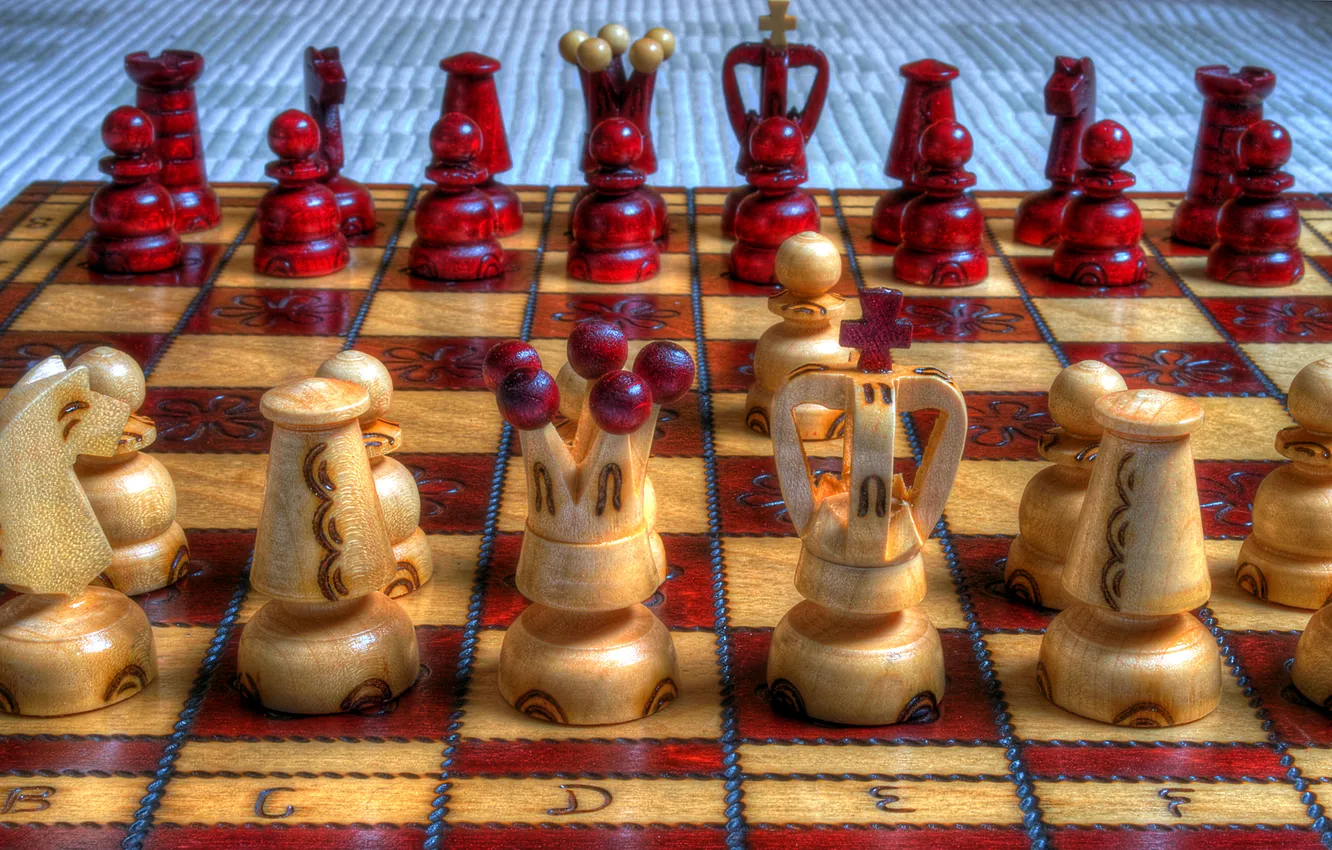 Фото обои шахматы, hdr, доска, фигуры, chees