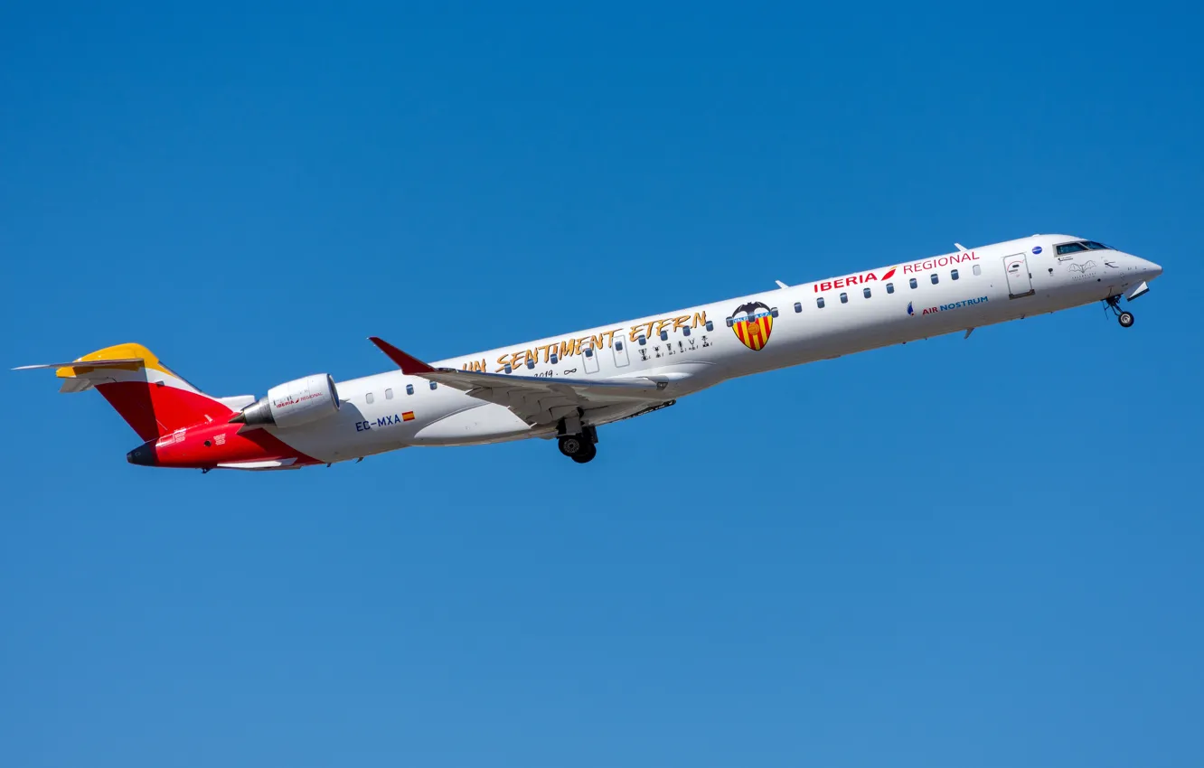 Фото обои Bombardier, Air Nostrum, CRJ-1000