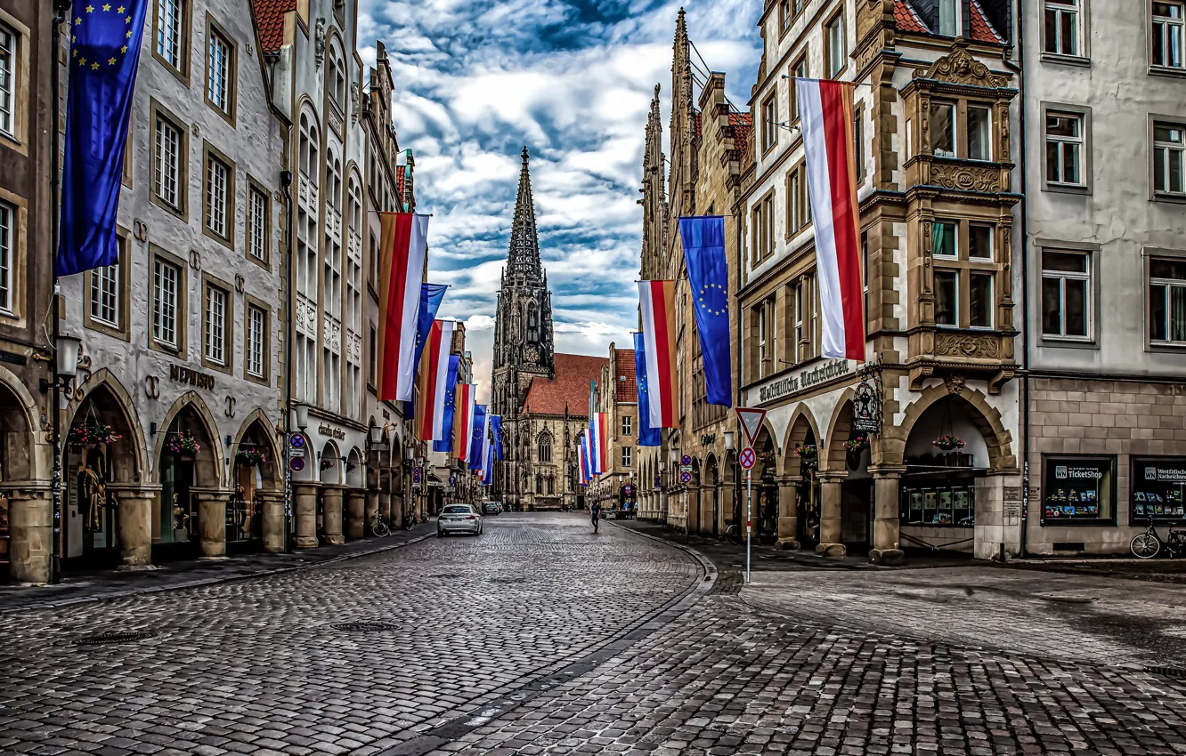 Фото обои Münster, Northrhine-Westphalia, Kreisfreie Stadt Münster