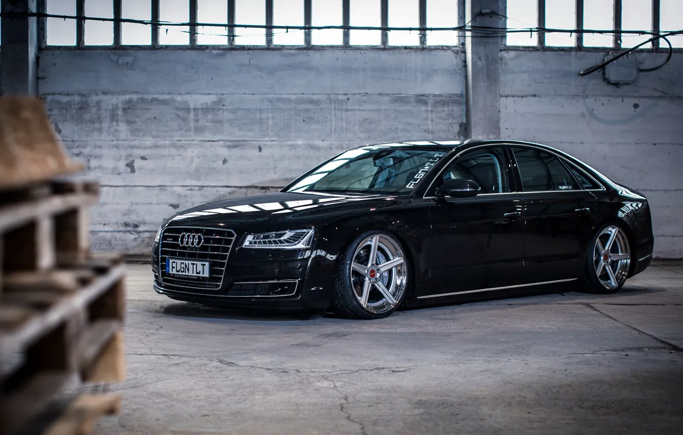 Фото обои Audi, ауди, TDI, wheels, black, frontside