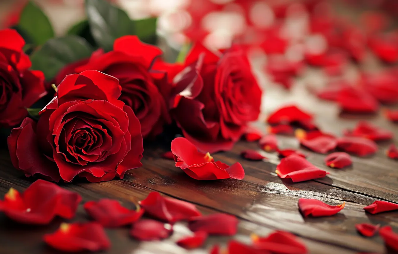 Фото обои любовь, цветы, подарок, романтика, розы, love, happy, День святого Валентина