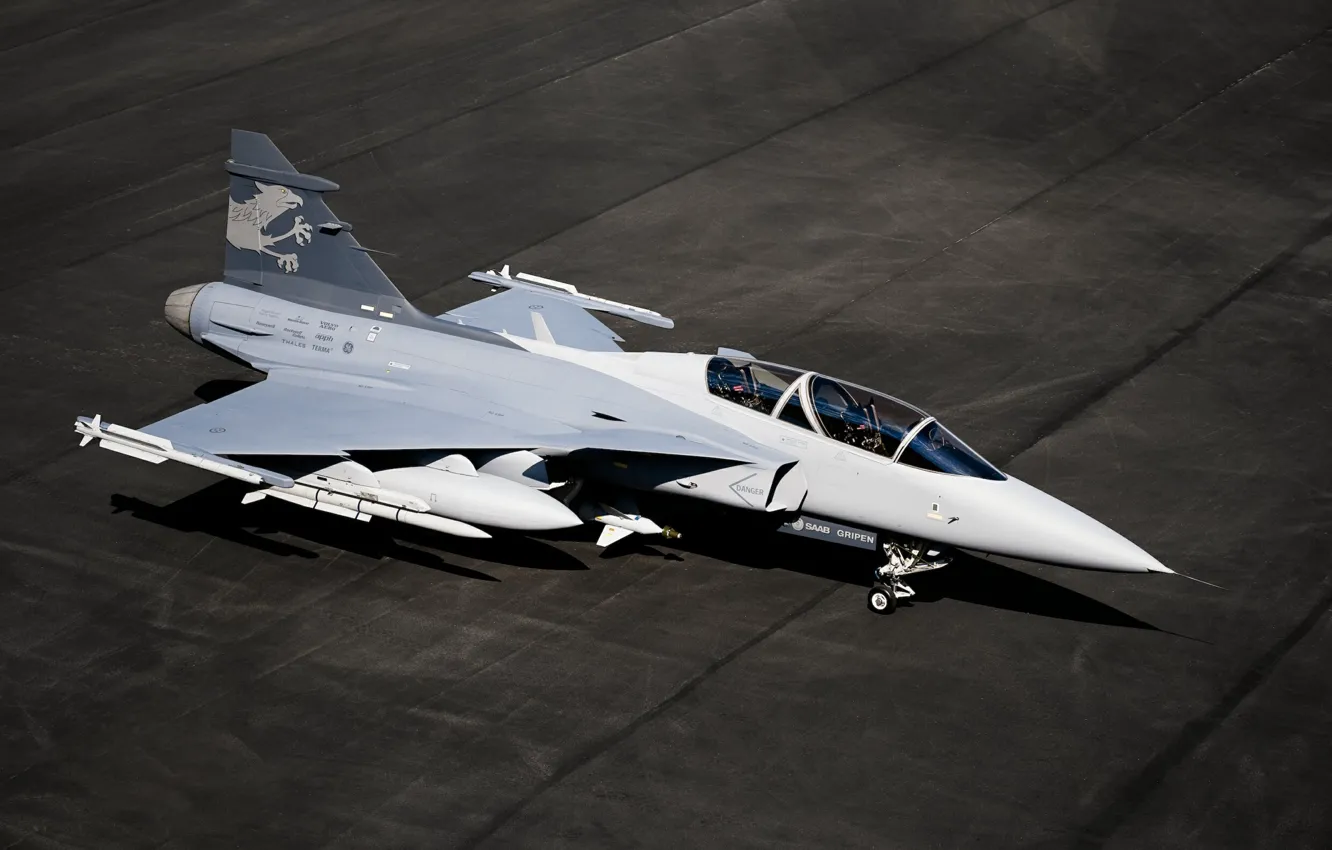 Фото обои Saab, ВВС, Gripen, JAS 39, Швеции
