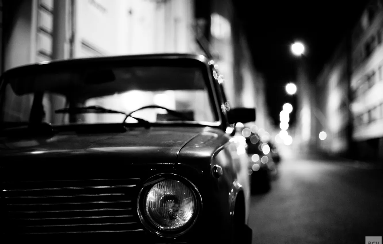 Фото обои машина, вечер, копейка, автомобиль, классика, Lada, Лада, 2101
