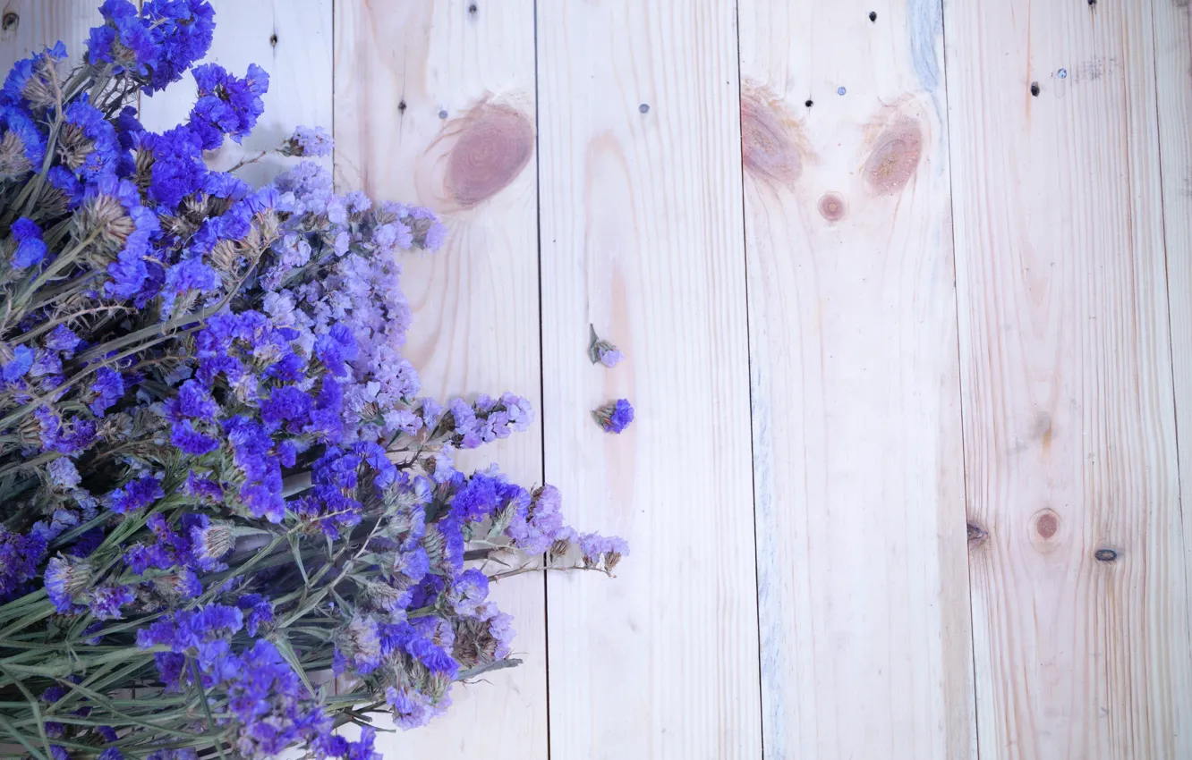 Фото обои букет, wood, flowers, lavender