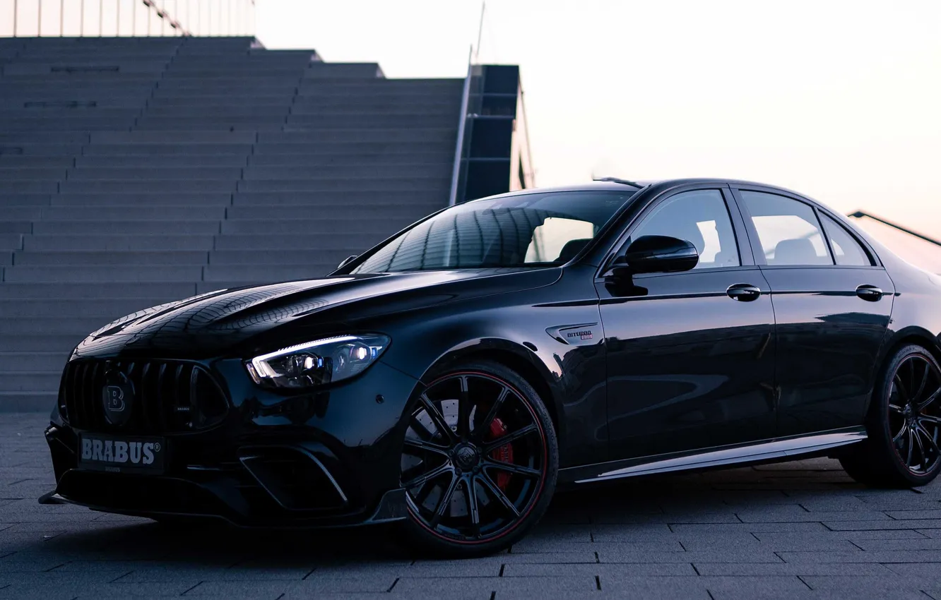 Фото обои Mercedes, Benz, Brabus, Car, AMG, E Class, Mercedes Benz AMG E63 S Brabus 800, S …