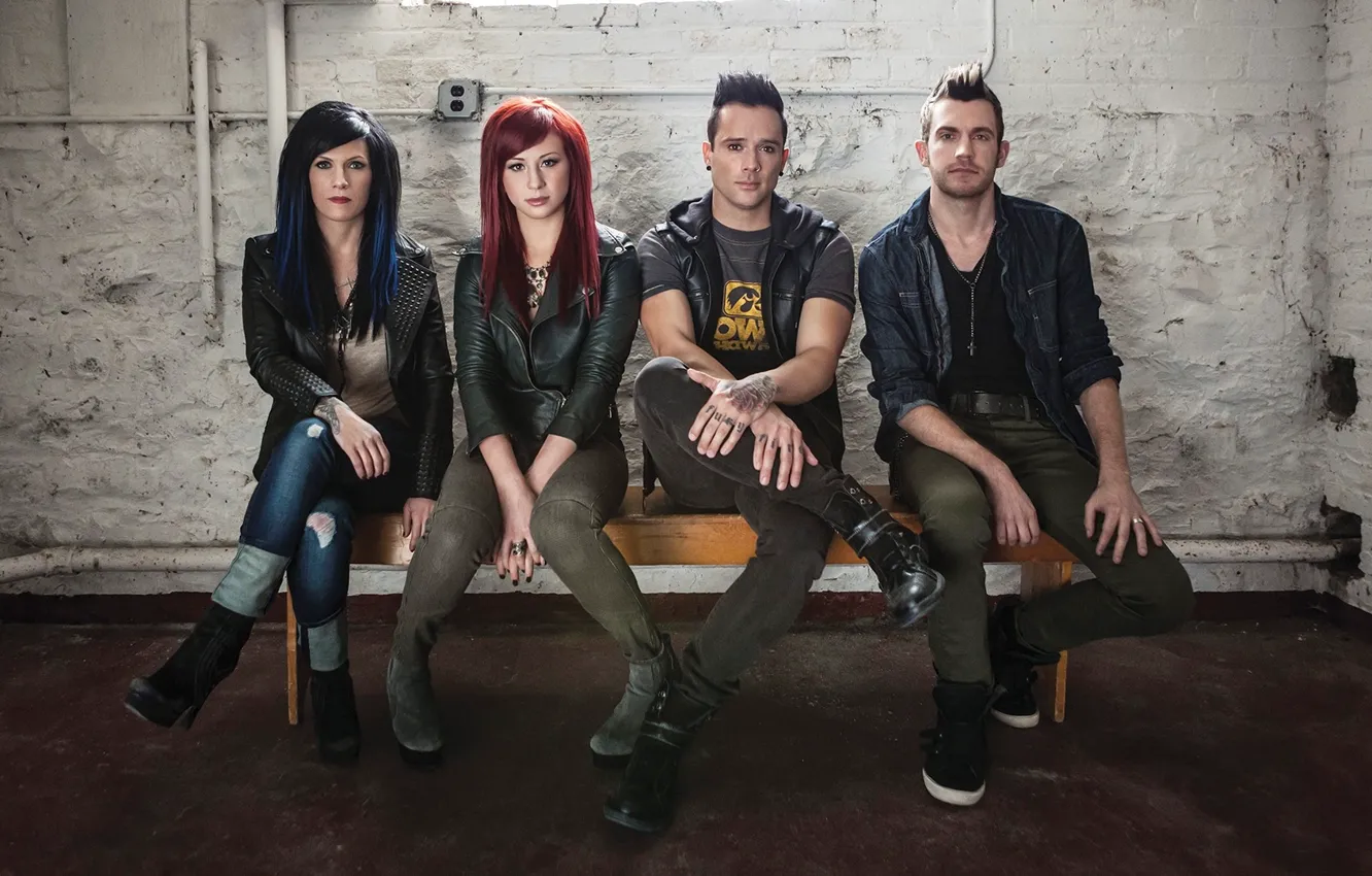 Фото обои Rock, Music, New, Skillet, Christian Rock, John Cooper, Rise, Christ