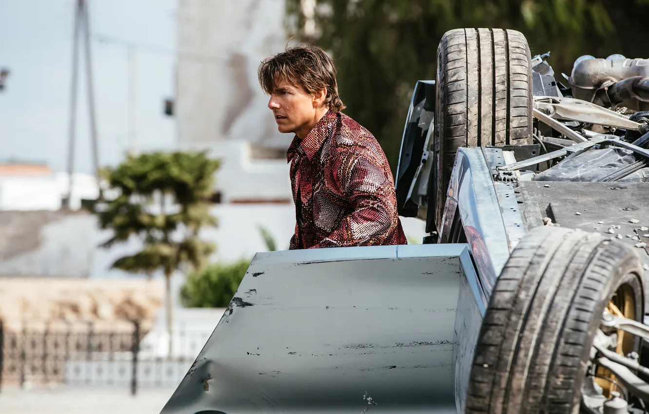 Фото обои авария, кадр, автомобиль, Том Круз, Tom Cruise, Ethan Hunt, Mission: Impossible - Rogue Nation, Миссия …