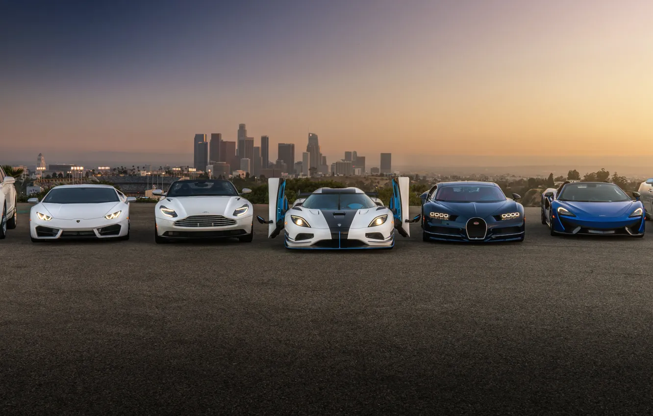Фото обои Aston Martin, McLaren, Bentley, Lamborghini, Rolls-Royce, Koenigsegg, Bugatti, supercars