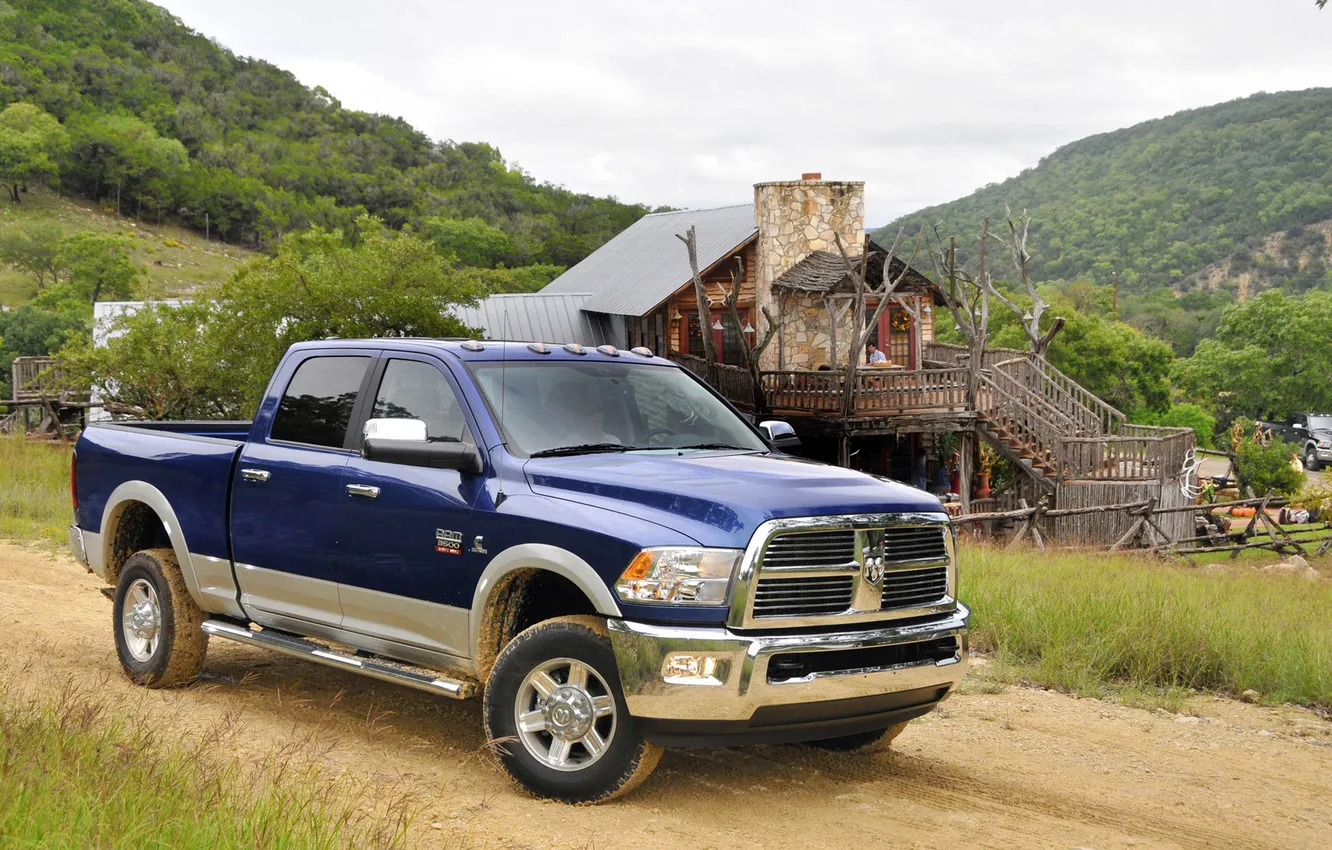 Фото обои пейзаж, Dodge, Ram, 3500