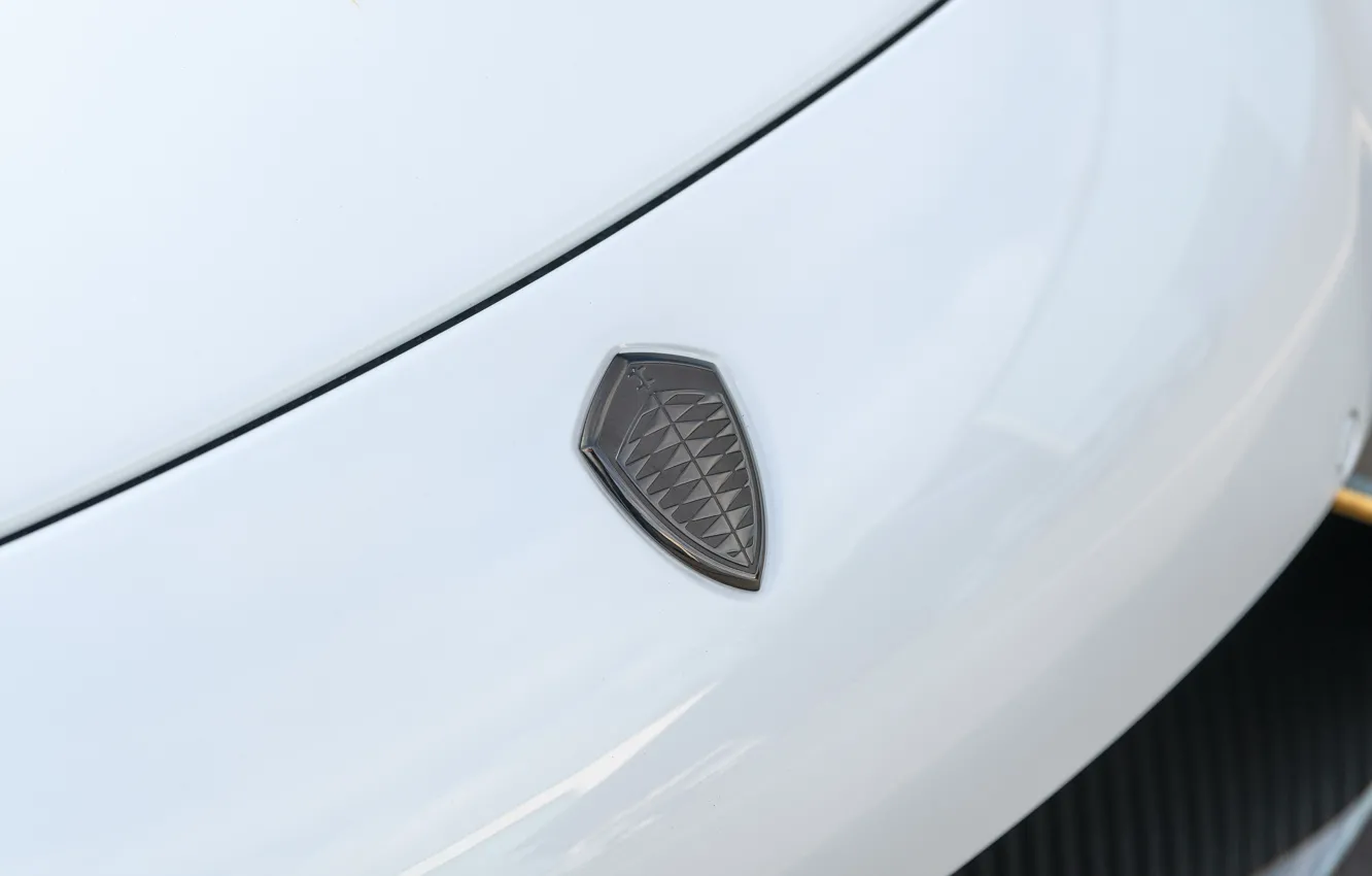 Фото обои Koenigsegg, logo, badge, Regera, Koenigsegg Regera