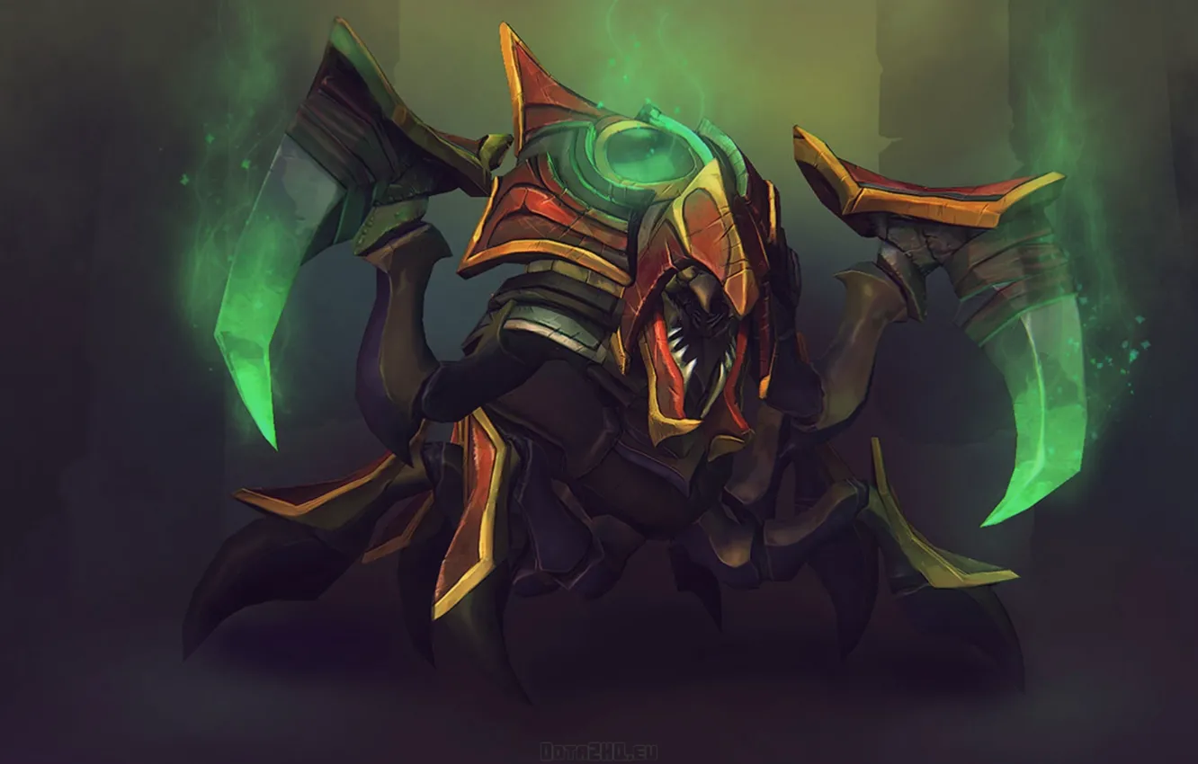 Фото обои жук, арт, Dota 2, Nyx Assassin