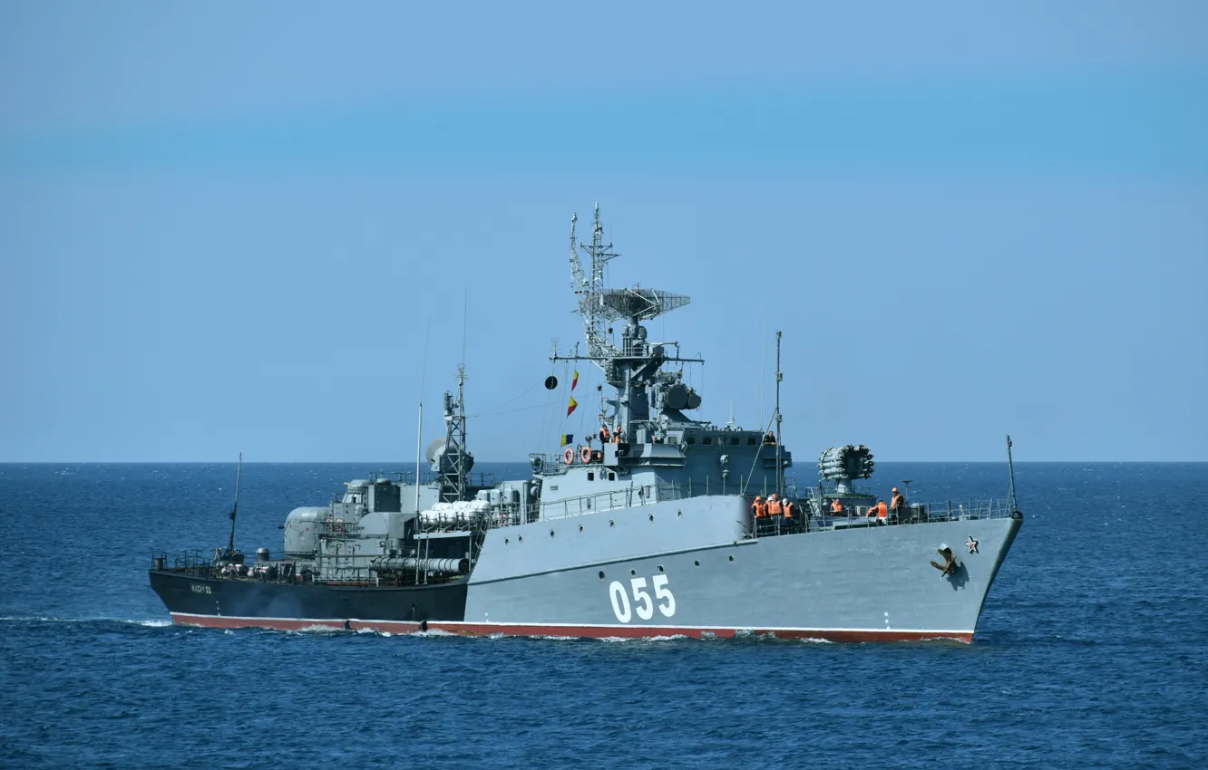Фото обои Чёрное море, проект 1124-М, Касимов