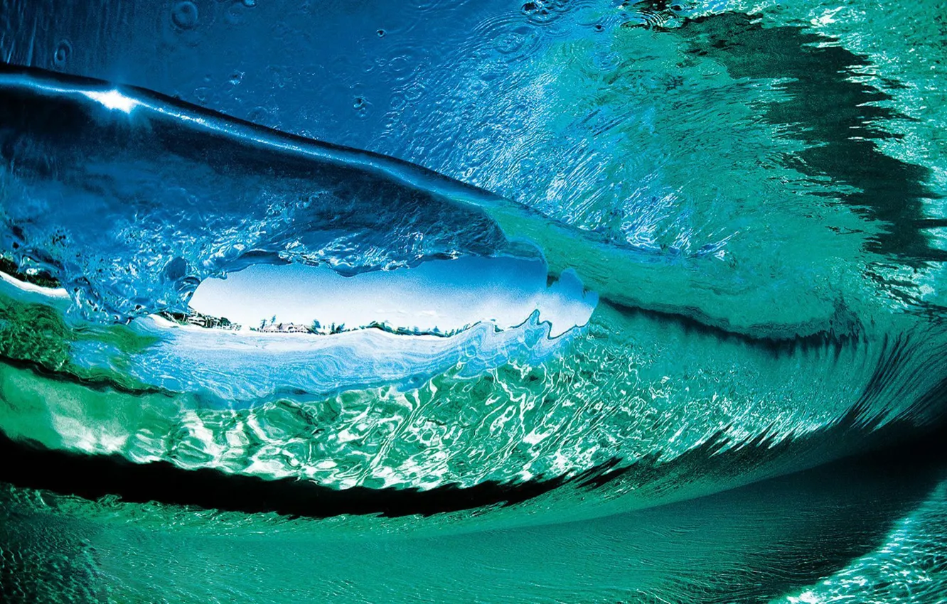 Фото обои вода, прозрачность, океан, волна