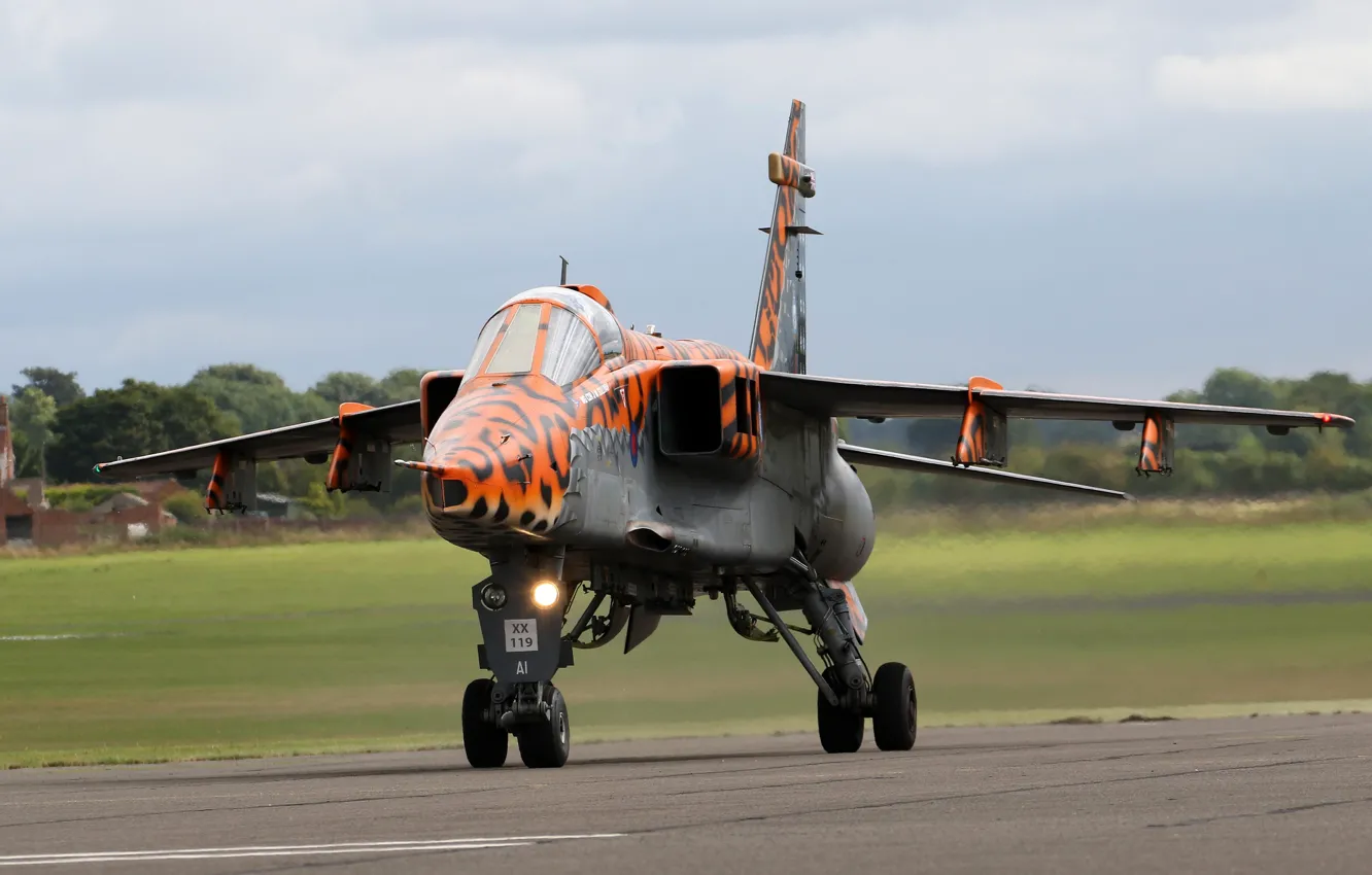 Фото обои Jaguar, Истребитель-бомбардировщик, RAF, Sepecat Jaguar, Sepecat Jaguar GR3A