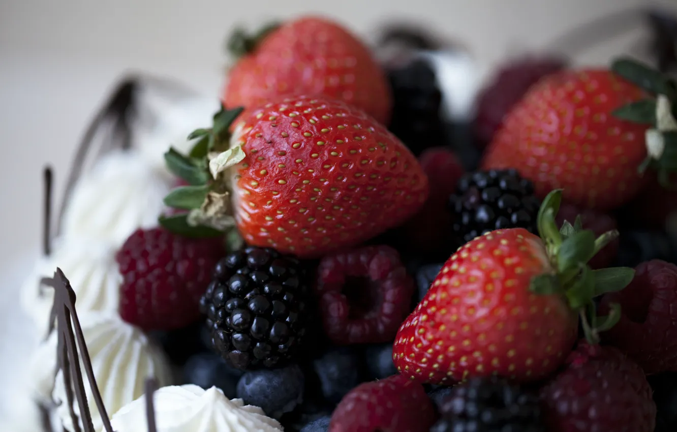 Фото обои ягоды, клубника, strawberry