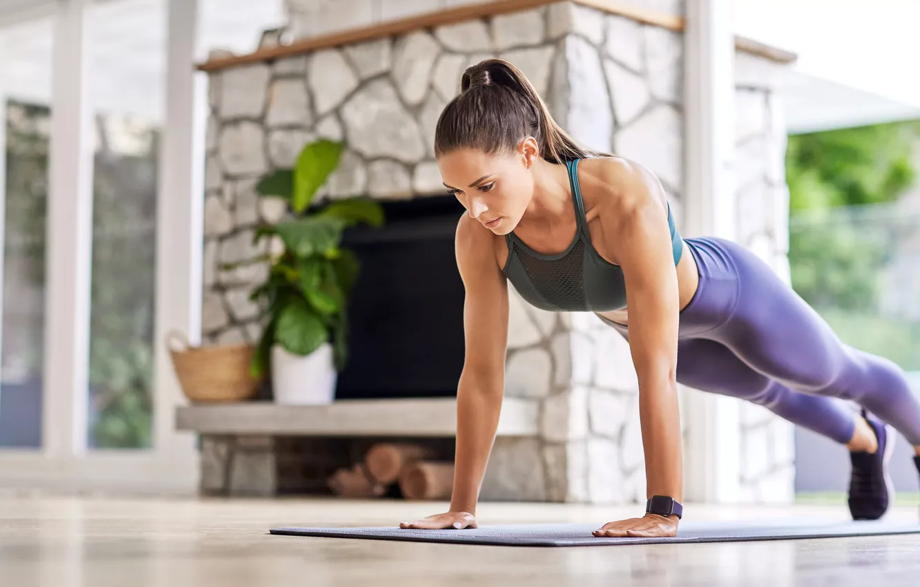Фото обои gym, leggings, buttock, woman fitness, activewear, woman exercises, woman streching, woman workout