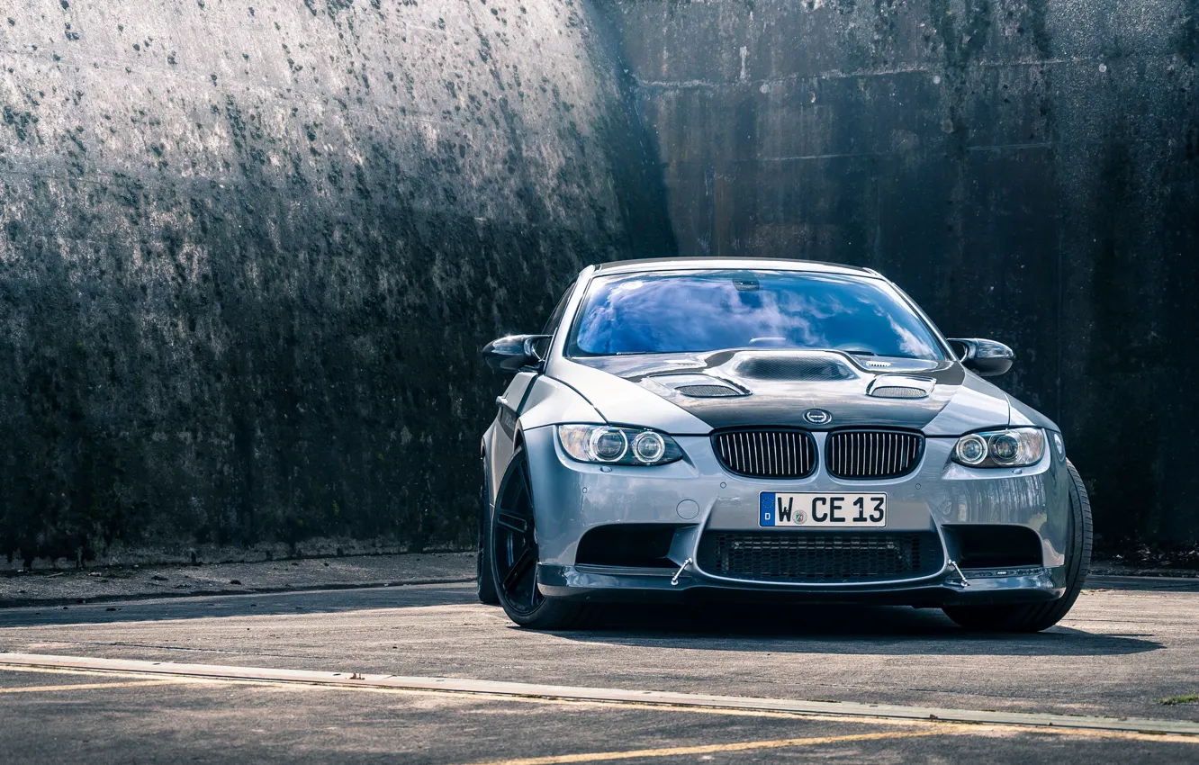 Фото обои BMW, E92, Biturbo, Manhart Racing