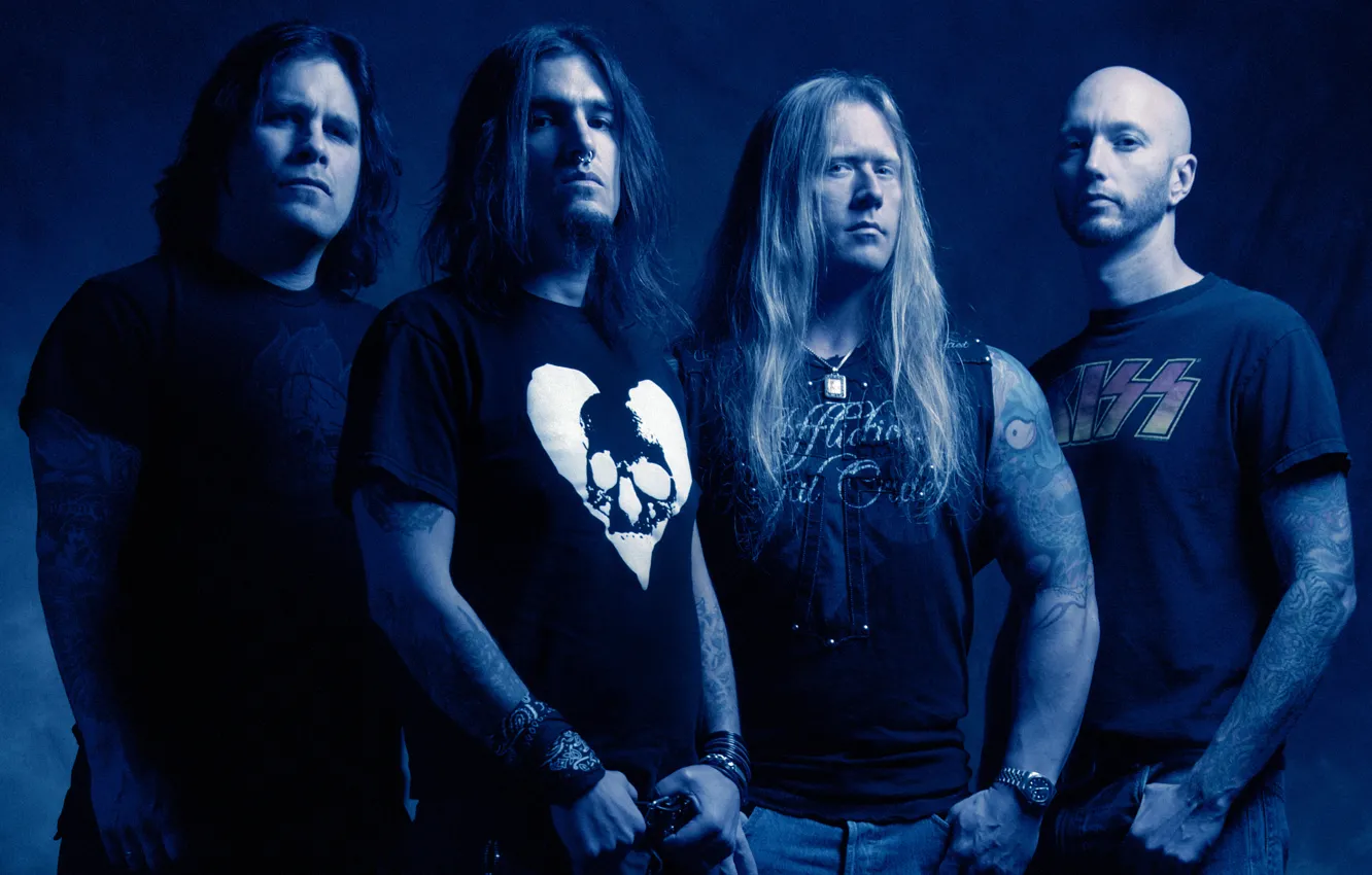 Фото обои groove-metal, thrash metal, Фил Деммел, Дэйв МакКлейн., Machine Head, Адам Дьюс, Робб Флинн