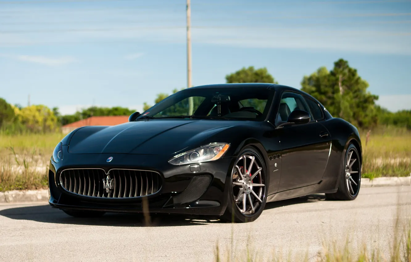 Фото обои Maserati, GranTurismo, Wheels, Strasse