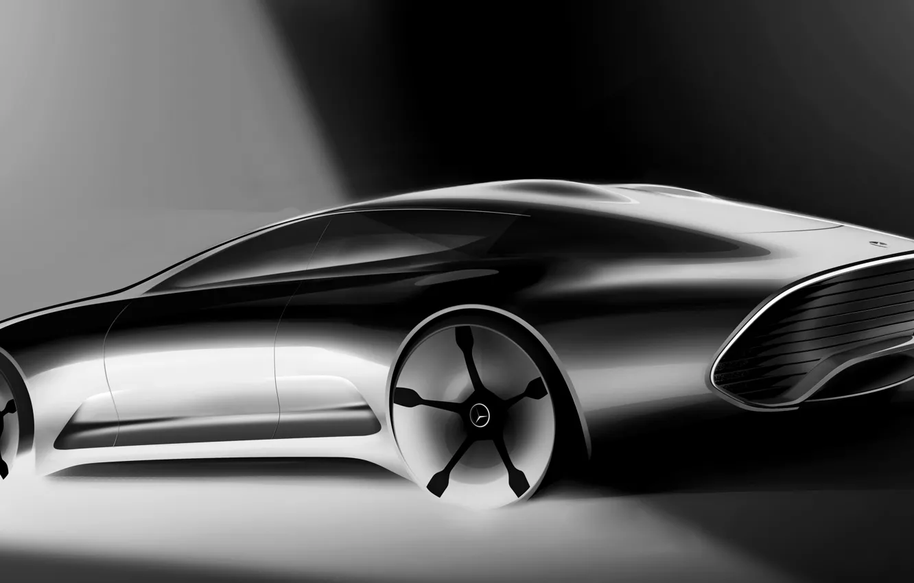 Фото обои дизайн, Mercedes-Benz, экстерьер, 2015, Intelligent Aerodynamic Automobile, Concept IAA