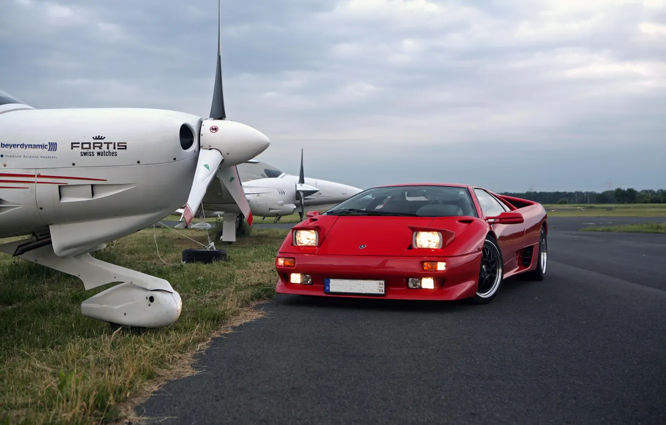 Фото обои авто, фото, обои, Lamborghini, тачки, wallpaper, суперкар, самолёт