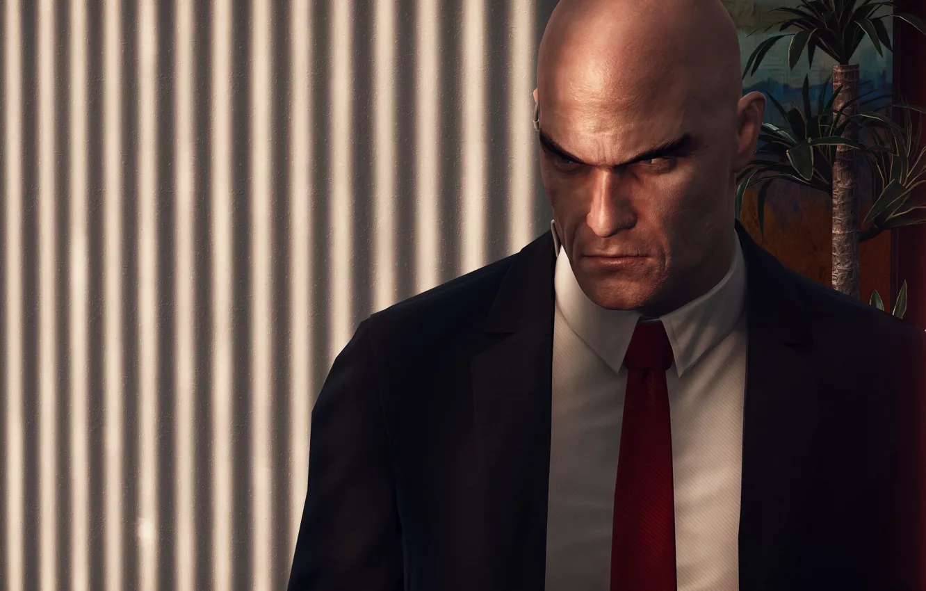 Фото обои взгляд, поза, Hitman, Хитмэн, Agent 47