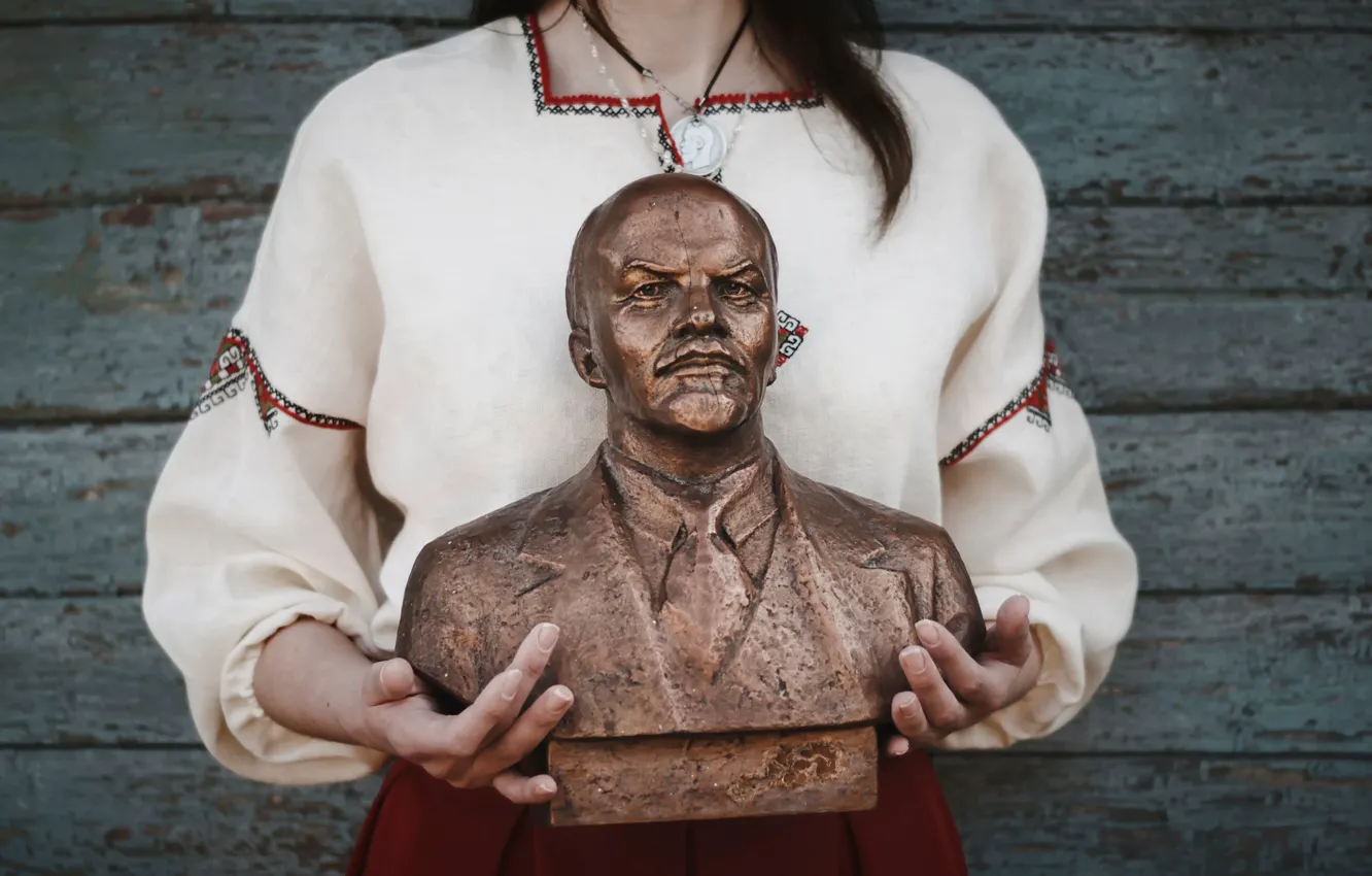 Фото обои Ленин, бюст, вождь