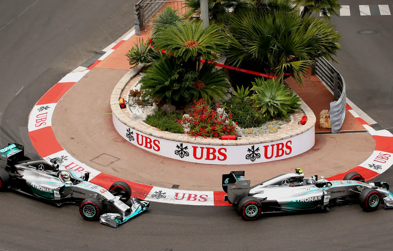 Фото обои Mercedes-Benz, Monaco, Formula 1, AMG, F1W05