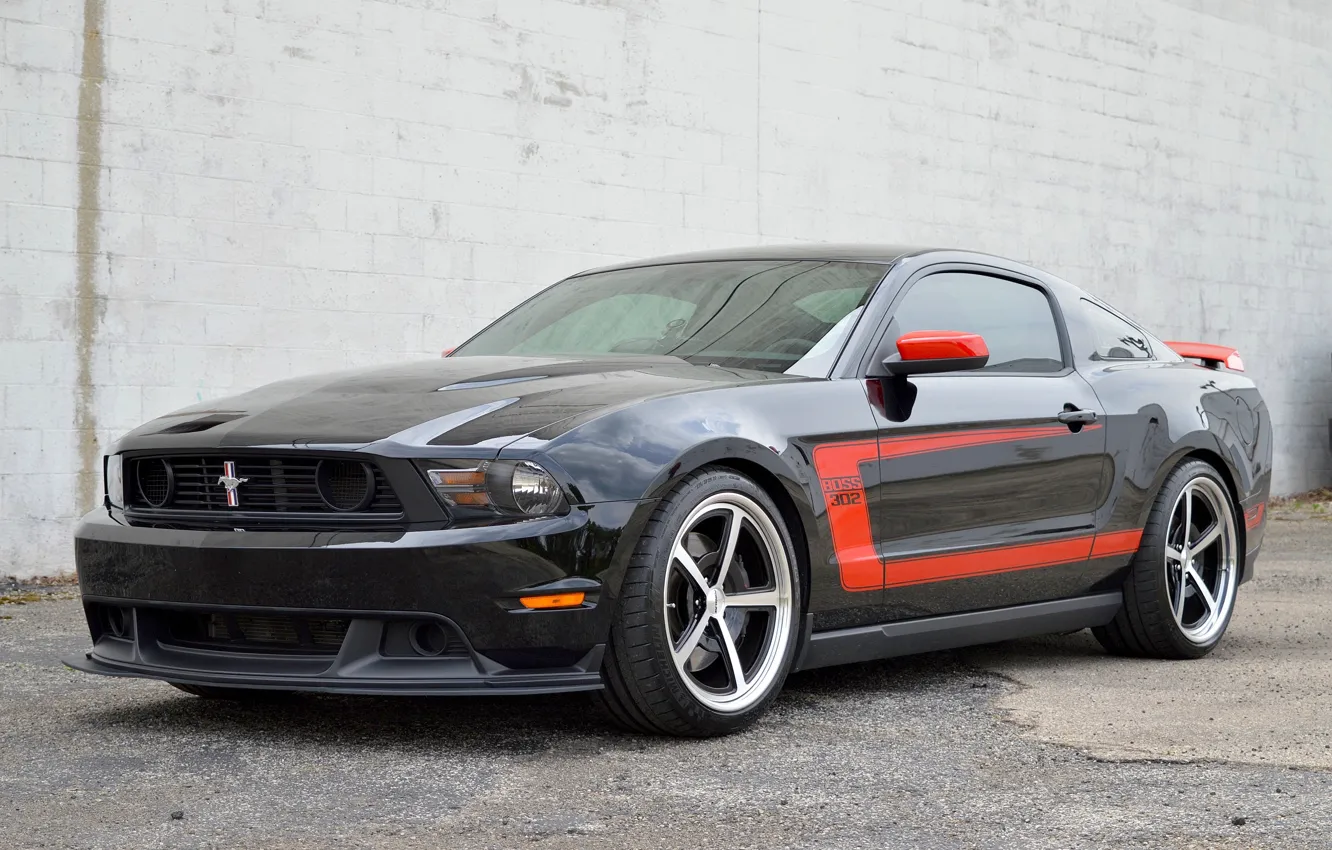 Фото обои Mustang, Ford, 2012, 302, Boss, Edition, Laguna, Seca