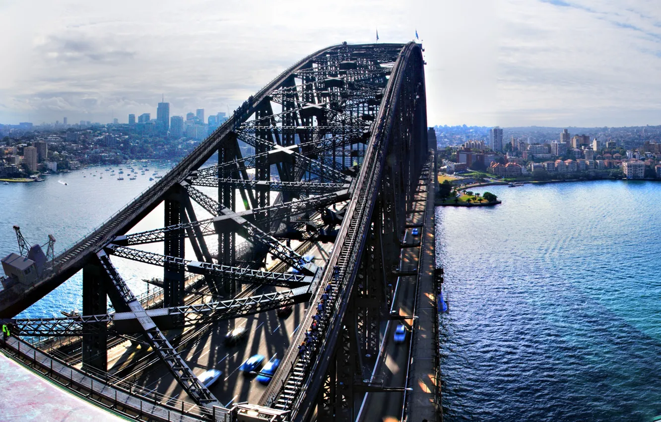Фото обои Bridge, Australia, Sydney, Harbour