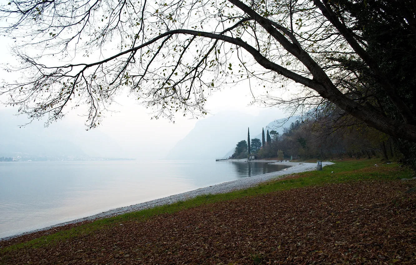Фото обои Италия, Italy, Italia, Lombardia, Ломбардия, Лекко, Варенна, Lago di Lecco