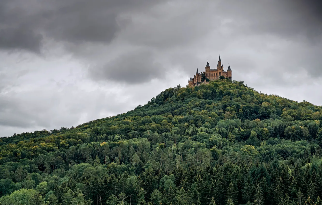 Фото обои Germany, Castle Hohenzollern, Swabian Alb