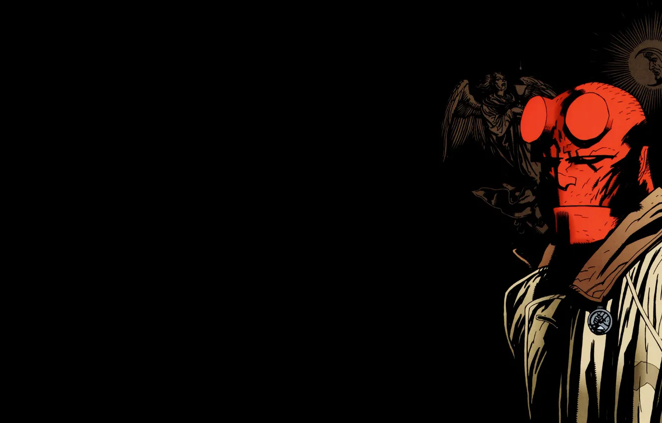 Фото обои Комикс, Hellboy, Парень из Пекла