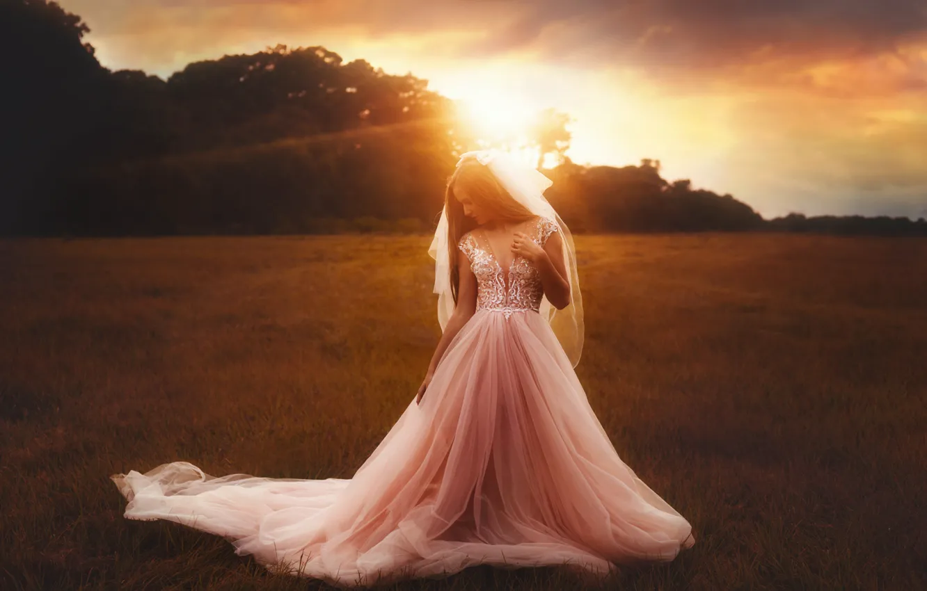 Фото обои солнце, невеста, TJ Drysdale