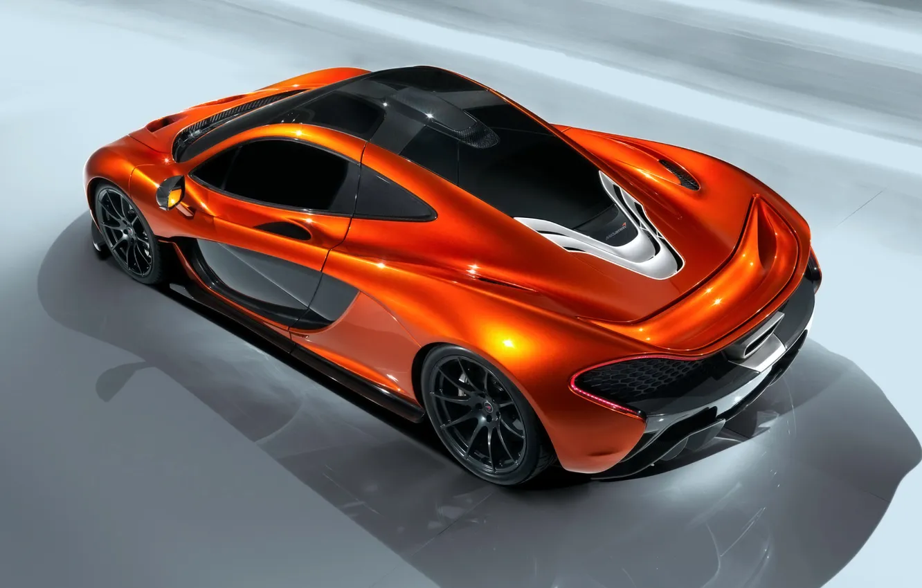 Фото обои Concept, McLaren, Авто, Машина, Концепт, Оранжевый, Купэ, Спорткар