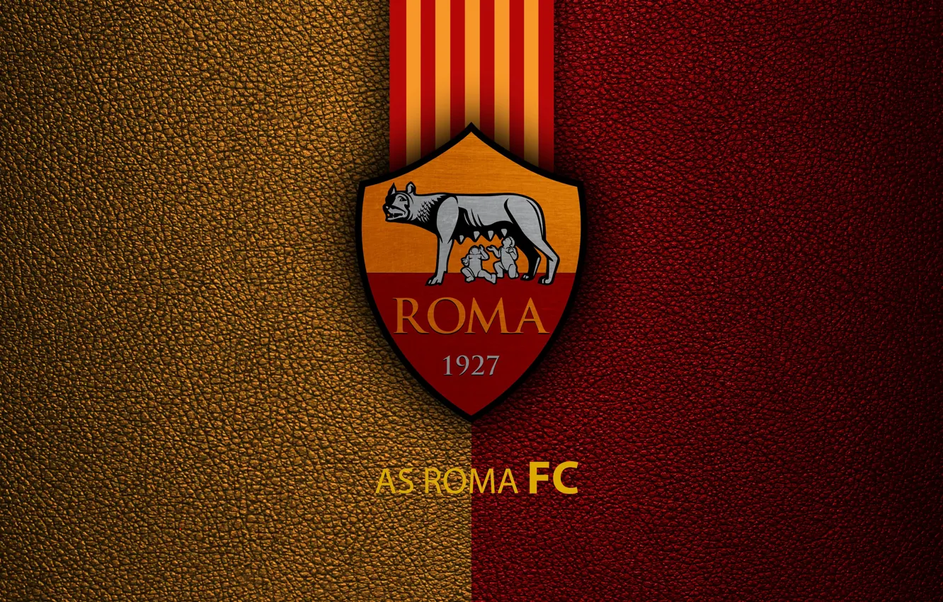 Фото обои wallpaper, sport, logo, football, AS Roma, Italian Seria A
