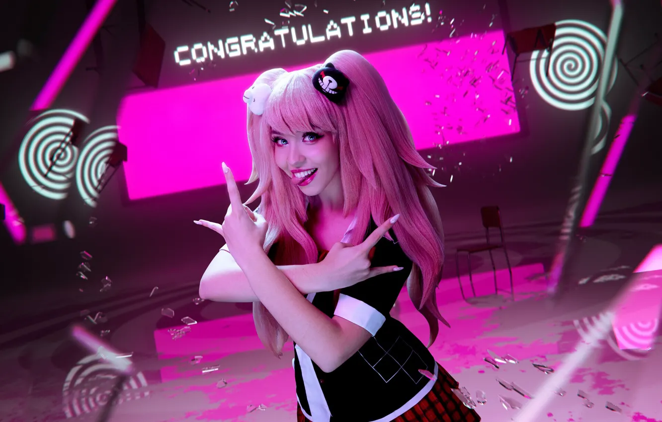 Фото обои Danganronpa, JunkoEnoshima, Foreign