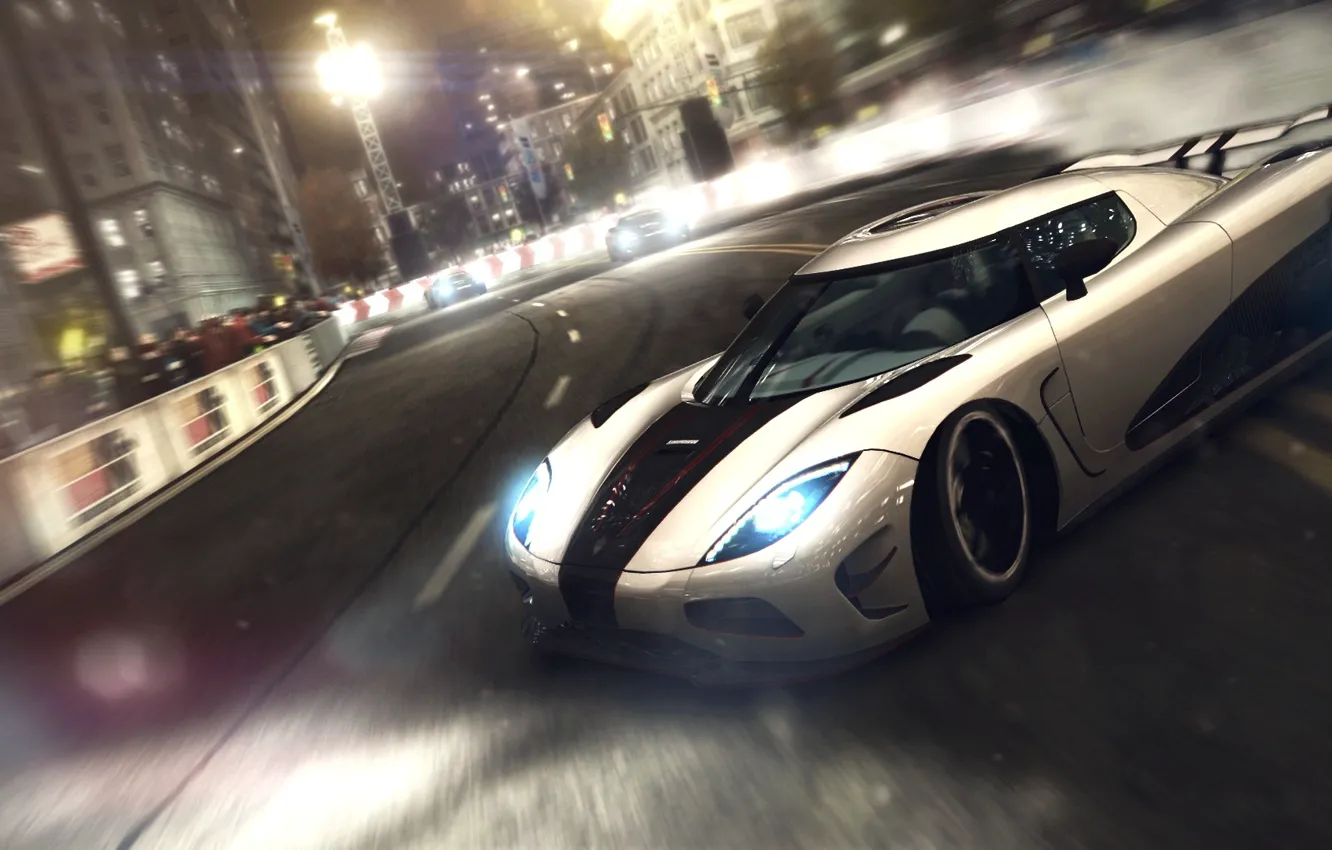 Фото обои гонка, game, agera, race, Tuning, racing, koenigsegg, Grid 2