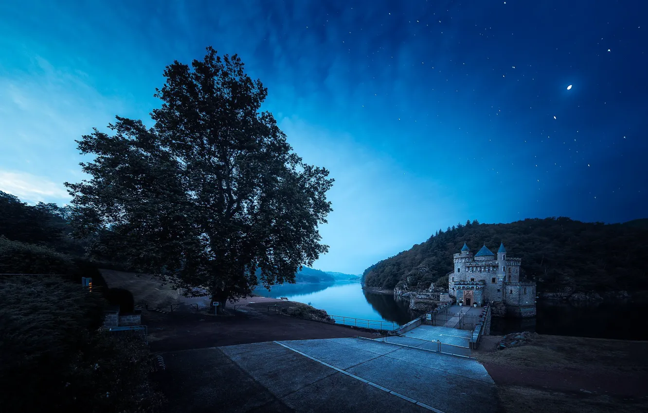 Фото обои замок, Франция, Луара, Château de La Roche