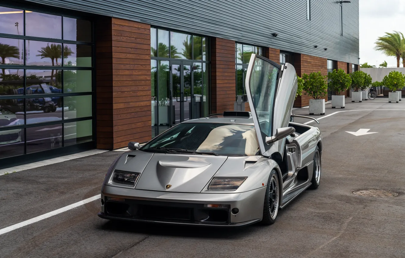 Фото обои Lamborghini, Diablo, front view, Lamborghini Diablo GT