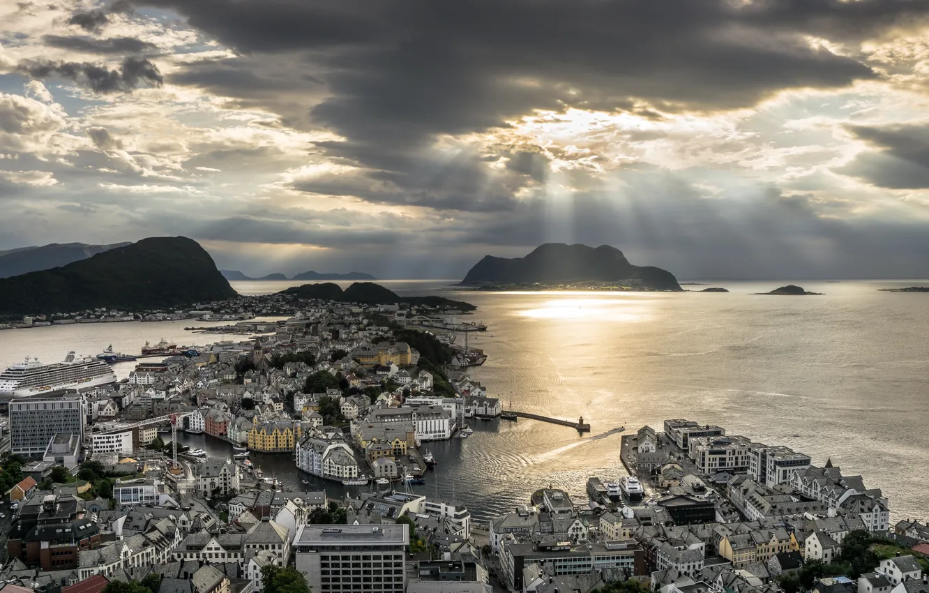 Фото обои Norway, Aalesund, More og Romsdal