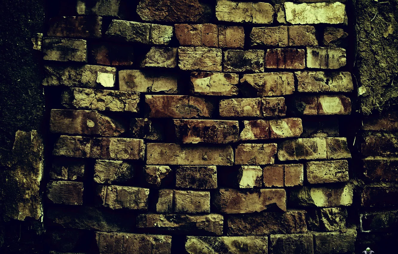 Фото обои wall, pattern, brick