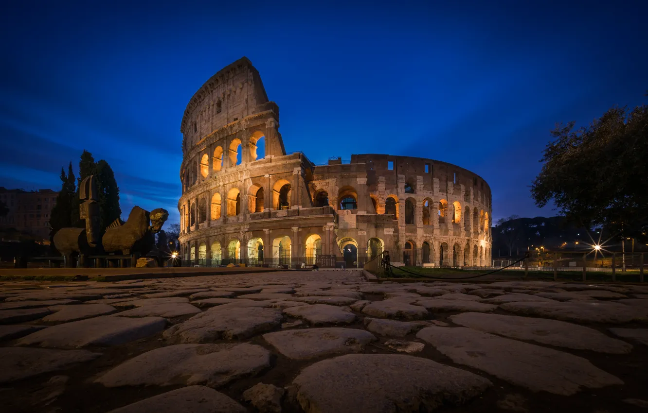 Фото обои Colosseum, Rome, Campo Marzio