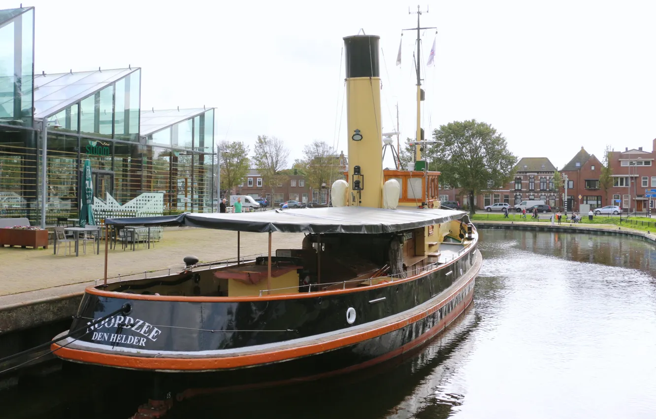 Фото обои корабль, музей, Нидерланды, Noordzee