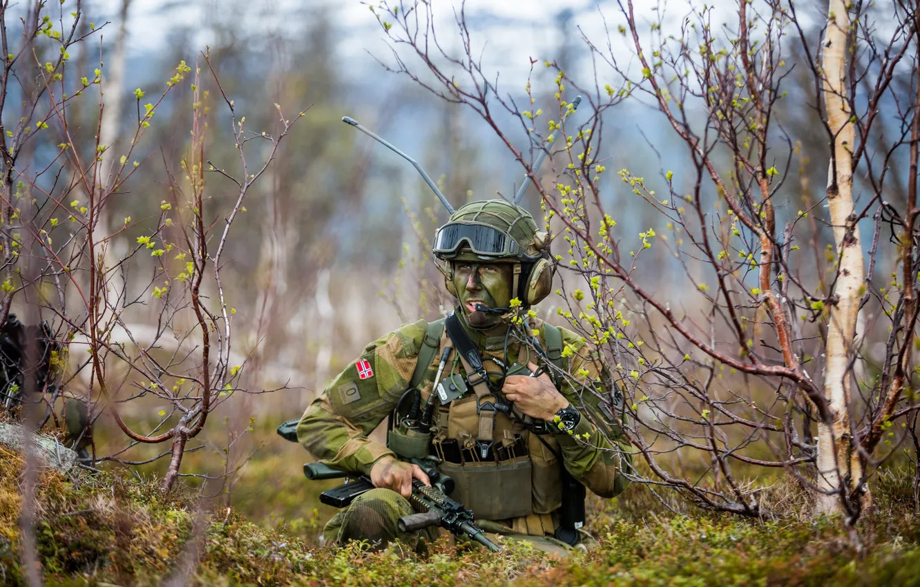Фото обои армия, солдат, Norwegian Army
