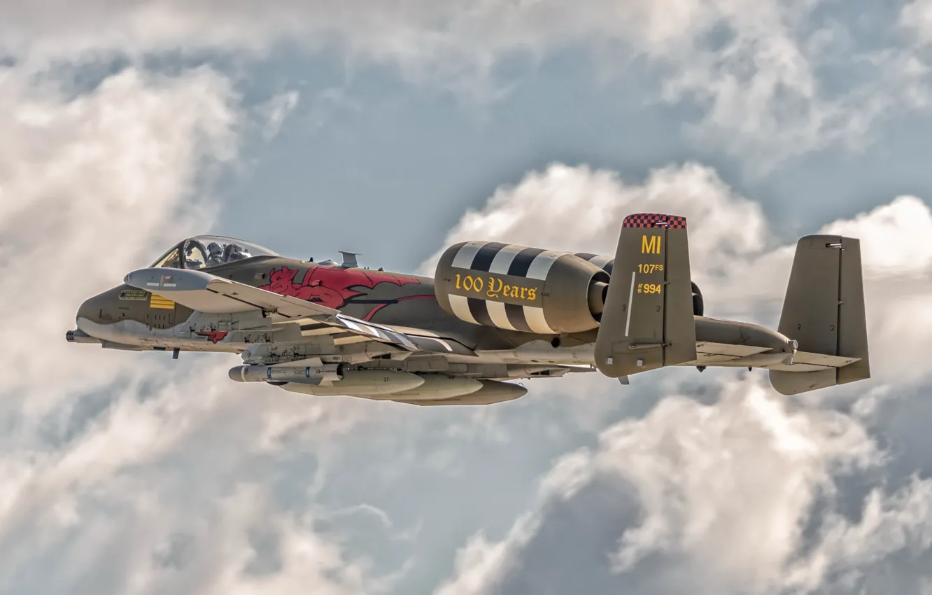 Фото обои небо, самолёт, A-10 Warthog