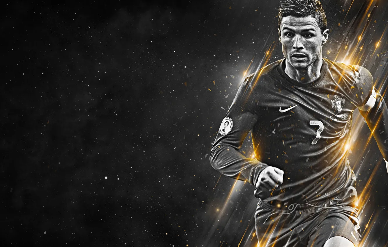 Фото обои star, сборная, goal, Portugal, Ronaldo, Cristiano, 2015, best forward