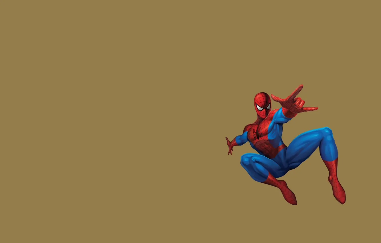 Фото обои minimal, Spider man, Человек паук