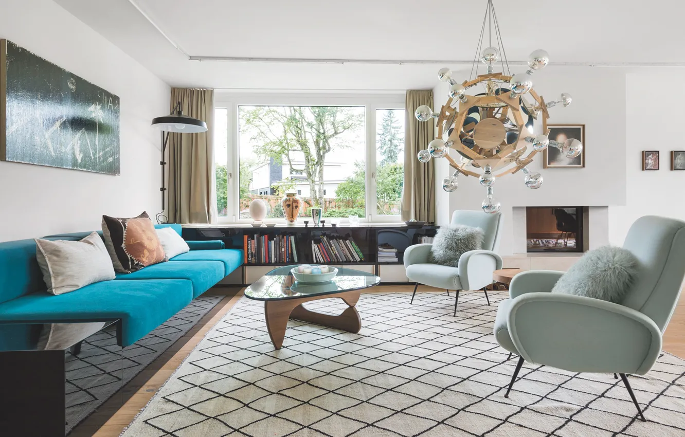 Фото обои комната, интерьер, камин, гостиная, Zurich